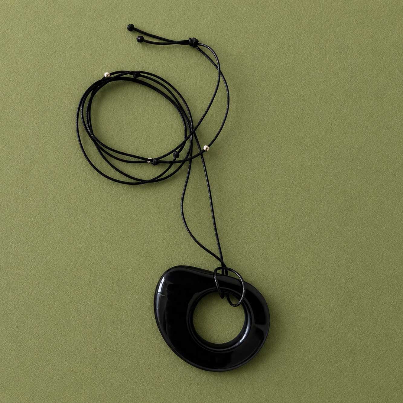 Nuit Obsidiana Plata 925