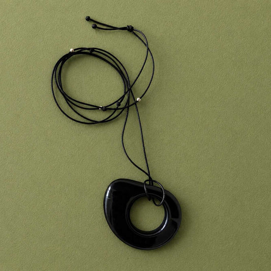 Nuit Obsidiana Plata 925