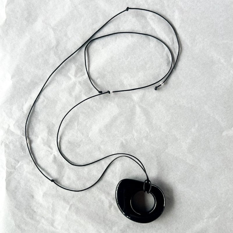 Nuit Obsidiana Plata 925